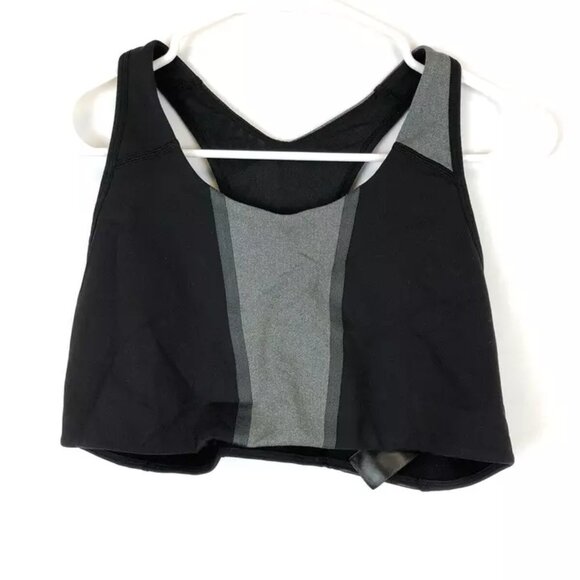 The North Face Motivation Womens Black/Gray Sports Bra Size XL